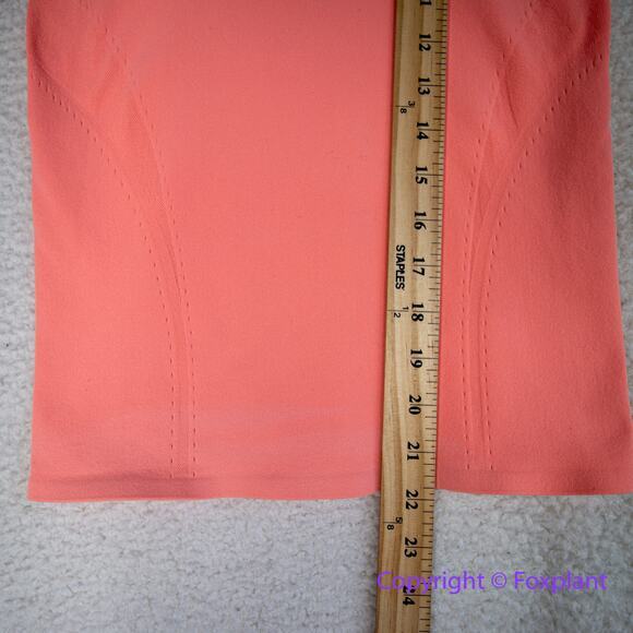 Ivivva *discoloration* tank top orange red, women size 12 - Picture 5 of 14